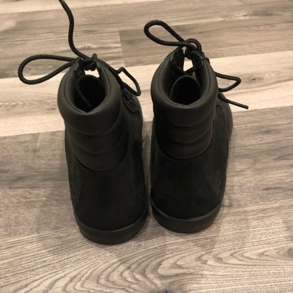 Timberland Black Suede lace up Boots size 6 - Picture 3 of 10